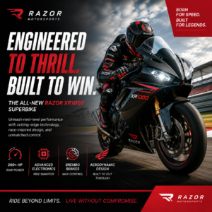 ENGINEERED TO THRILL BUILT